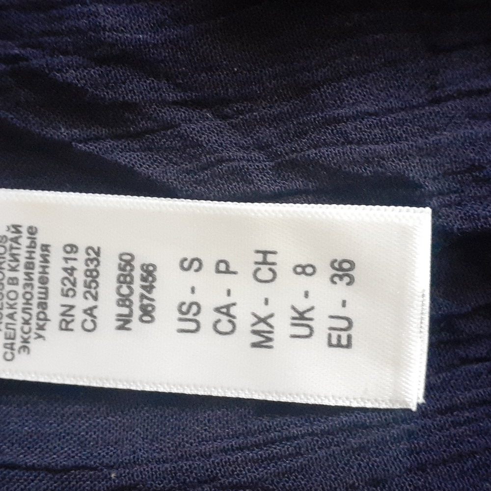 Nanette Lepore blue pullover tunic top size s - Picture 10 of 13